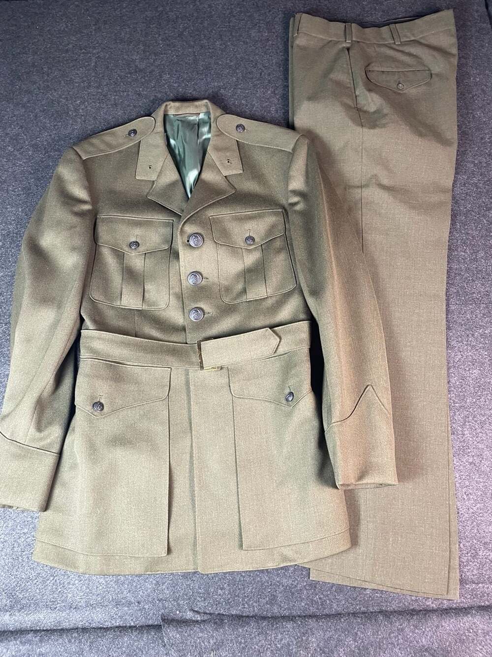 USMC Vintage Marine Corps Dress Uniform Jacket And Trousers